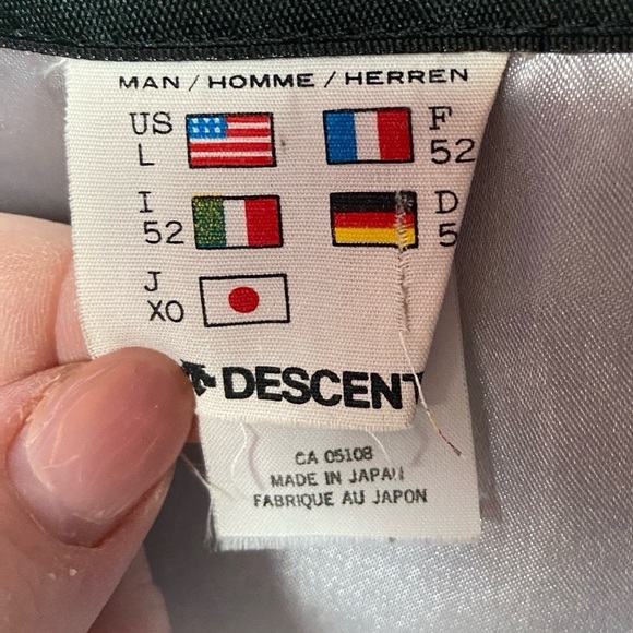 Y2K Vintage Descente Mint Condition Men’s Grey & Purple Ski Winter Coat Large - Picture 10 of 16